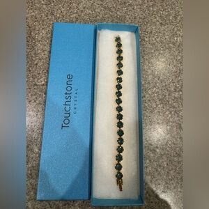 Golden Pine Ice Bracelet | Touchstone Crystal by Swarovski